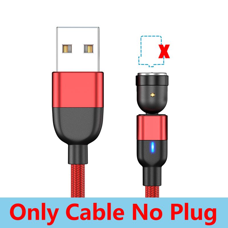 1 м 2 м 3 м Магнитный зарядный кабель Micro USB Type C телефонный зарядный кабель для Samsung Xiaomi USB шнур провод 540 градусов вращающийся