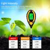 4 In 1 Soil Survey Instrument LCD Screen PH Meter Humidity Monitor Soil Tester  Flower Plants