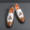 Tassel Fashion Shoe Office for Men Casual Leather Shoes Loafers Driving Moccasins Comfortable Slip On Wedding Shoes Pointed Toe