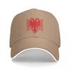 Albania Eagle Caps Albania Baseball Cap Cool Unisex Women Outdoor Adjustable Albania Flag Hats