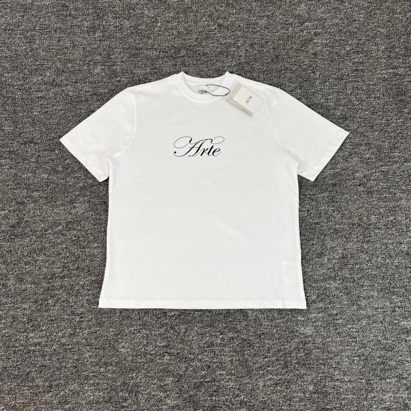 Arte 2026 Blue Rose Print Loose Fit Short Sleeve T-Shirt Men Women