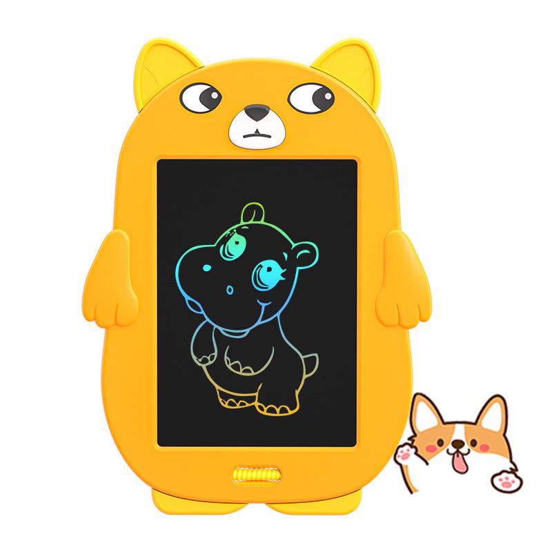 Детская LCD доска для записей и рисования со знаком зодиака, мультяшная, на солнечной батарее, для каракуль и рисования, животное, планшет для письма