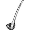 LFGB Certification 316L Stainless Steel Oil Separating Spoon 99.9% Anti-bacterial Soup Ladle Ultra Thick Handle Banquet Cutlery4