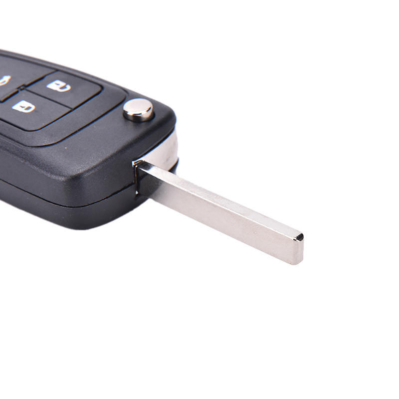 Lip Folding 3 Button Flip Remote Key Shell Case Cover Fob For Chevrolet Cruze