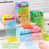 105Sheets Pull-Out Sticky Notes Portable Sticky Notes Transparent Colorful Sticky Notes Waterproof Self-Adhesive Sticky Notes