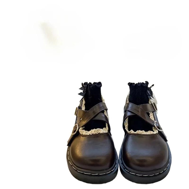 Ladies Shoes 2025 Brand Buckle Strap Women's High Heels Shallow Round Toe Best Seller Dress Mary Jane Shoeszapatos Mujer