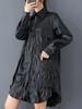 Xitao Solid Color Casual Turn-down Collar Full Sleeve Dress GMM1109