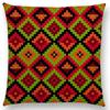 Квадратная наволочка с красочным геометрическим узором / Наволочка / Декоративная линия / Подушки для дивана для домашнего декора x