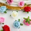 Artificial Flowers Silk Rose Heads Home Wedding Wreath Garden Decor Festival Indoor Party DIY Gifts Box Scrapbooks Craft Hotsale