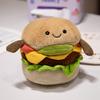 15cm New Lifelike Cheese Burger Plush Toys Hamburger Plushies Dolls Stuffed Animal Soft Pillow Toy Gifts For Kids Birthday Decor
