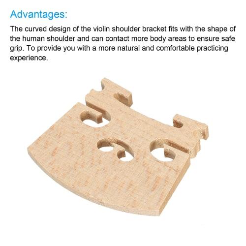 uxcell Maple Wood Violin Bridge for 1/8 Violins, 2 Pieces