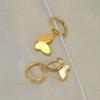 New stainless steel butterfly earrings women's niche design light luxury stud earrings