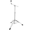 AKOZLIN Стойка для тарелки типа «бум» Регулировка высоты Стойка для тарелки Хромированная Серебристая Хромированная Легкая серия Аксессуары для музыкальных инструментов 84-115 см
