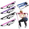 Pilates Bar with Resistance Band Strength Training Body Stretching Leg Hip Waist Arm Exercise Bar Home Gym Workout Men Women Fitness Equipment