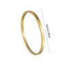 Steel Decoration Minority Design Women Bracelets Couple Bangles Cuff Bangles Simple Pulseras