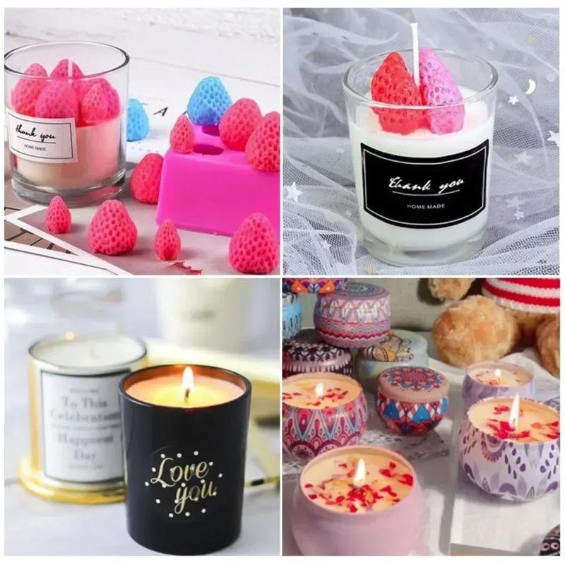 100 шт./упак. фитилей для чайных свечей, аксессуары для изготовления свечей своими руками, инструменты для изготовления свечей с низким дымом, плетеный хлопковый сердечник