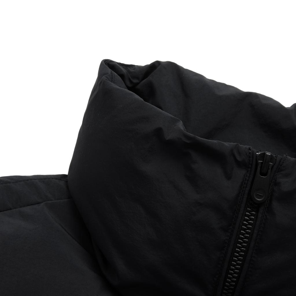 Пуховик Li Ning Hot Pot, водонепроницаемый, с воротником-стойкой и буквенным принтом, теплый, повседневный, универсальный, на молнии, короткий, зимний, AYMU478-5