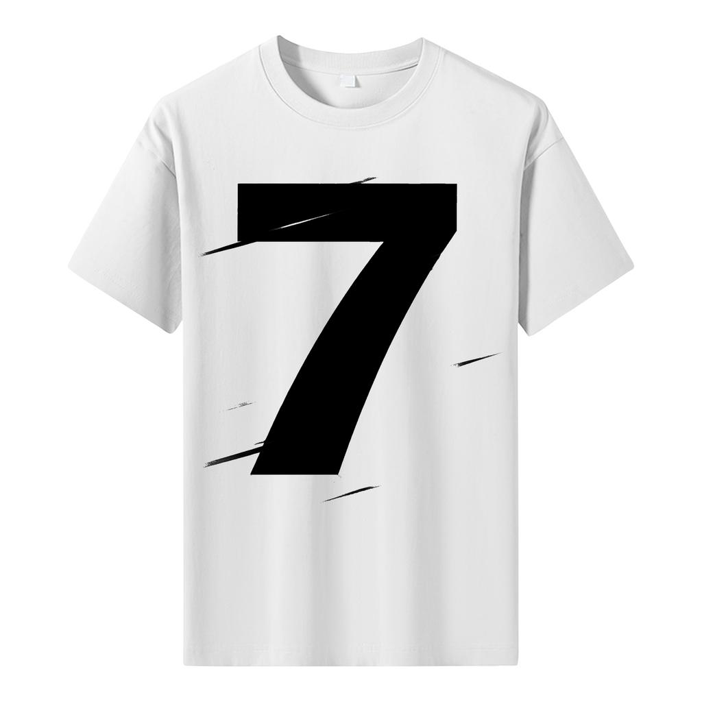 Мужская футболка с коротким рукавом с принтом Мужская свободная повседневная футболка с коротким рукавом