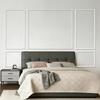 Wall Molding 3 Pack, Wainscoting Panels Kit, Lightweight Paintable Polystyrene, Easy to Install Accent Wall Trim for Interior Décor Living Room,