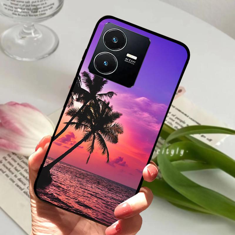 Для Vivo Y22S 2022 Чехол Ударопрочный Мягкий ТПУ Силиконовый Чехол для Телефона Для Vivo Y22 Y 22 V2207 Y22S V2206 Funda Capa Мультяшный Vivoy22