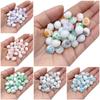 Home Party Supplies Cat Paw DIY Jewelry Accessories 10pcs Material Handmade Fashion Charms Creative Loose Beads Imitation White Jade Charcoal Burned