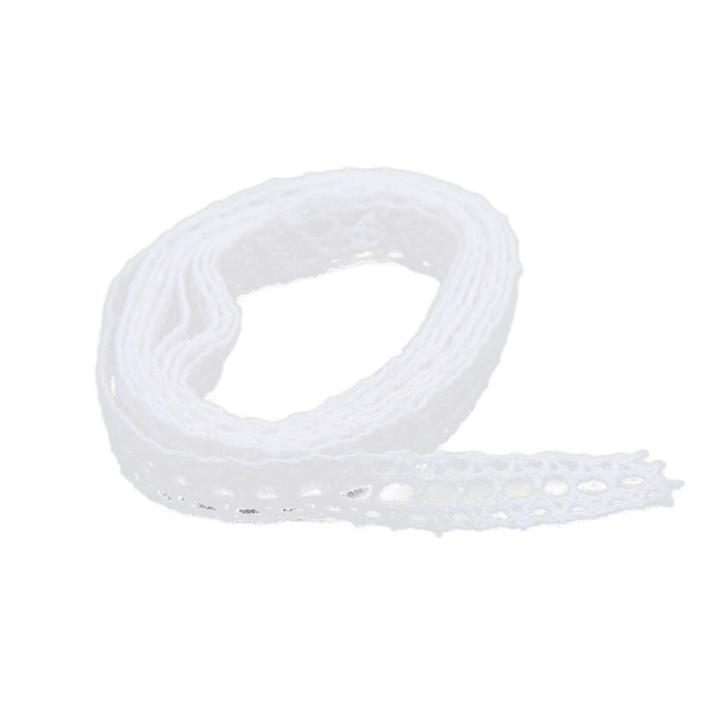 Кружевная лента хлопковая нить 20 ярдов белая полая декоративная фурнитура для одежды подарок декор
