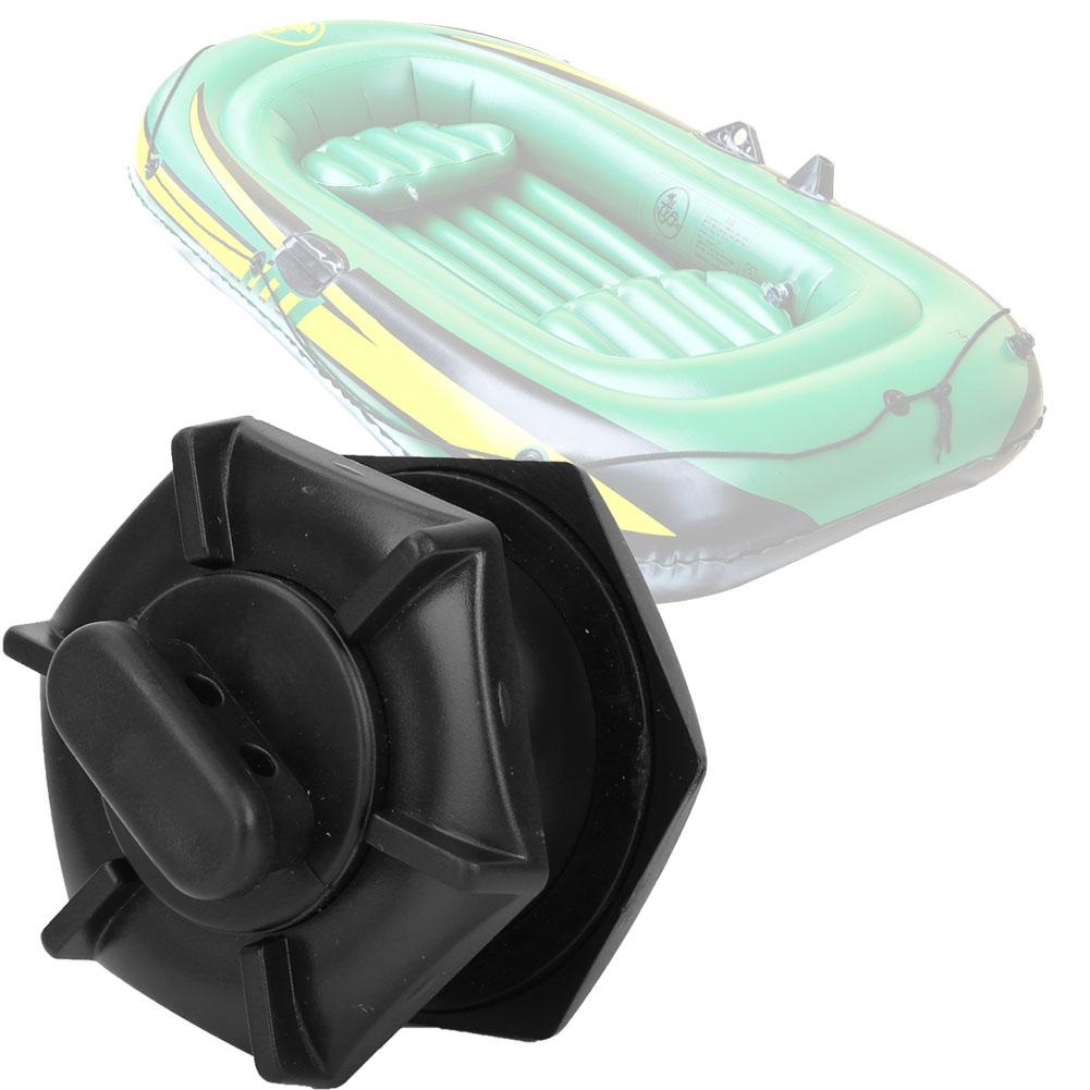Durable PVC Black Drain Valve For Inflatable Boats Fishing Boat Kayak Accessory