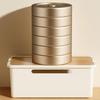 Durable Plastic Cable Storage Box Multi-Purpose Cord Organizer Desktop Storage Box Charger Power Cord Case