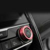 2Pcs/Set Replacement AC Climate Control Ring Knob Trim Cover for Honda Civic 2016 - 2019 Aluminum Car Decor Car Accessories