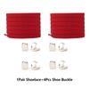1Set No Tie Elastic Shoelace W/Shoe Buckle Leisure Sneakers   Unisex Shoe Lace