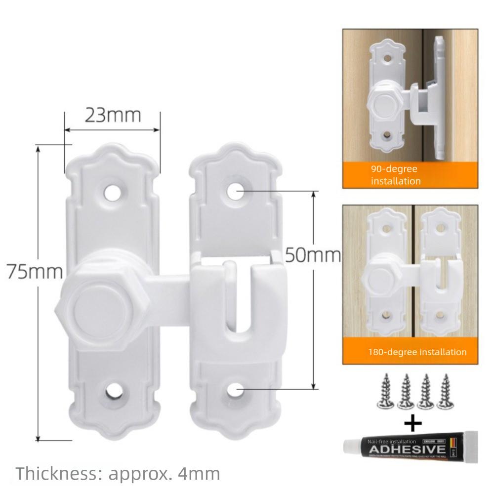 Прочная дверная защелка Противоугонные замки для шкафов Портативный безопасный запирающийся шкаф