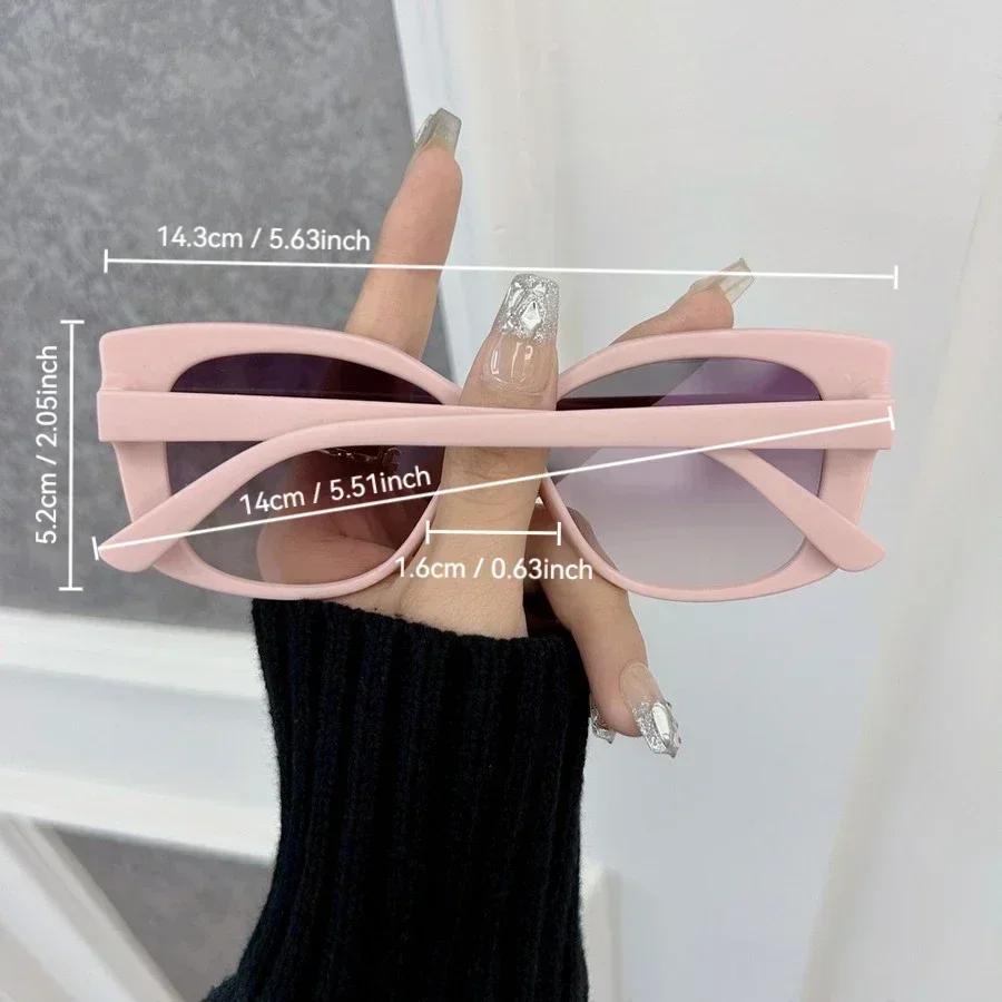 Модные Солнцезащитные Очки Женские Мужские Квадратные Пластиковые Винтажные Стильные Оверсайз Женские Солнцезащитные Очки Ретро Отпуск