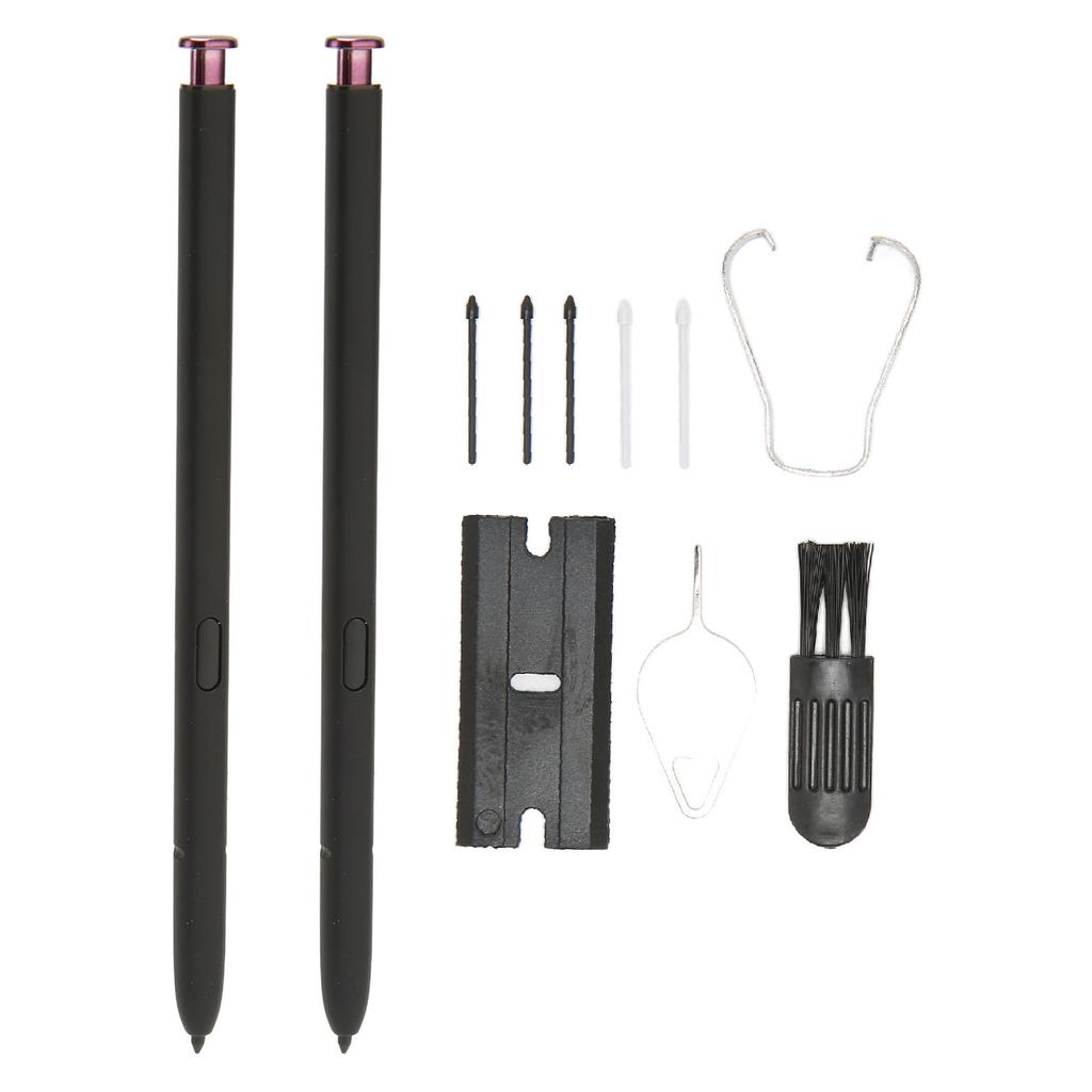 Набор из 2 стилусов и 5 наконечников для стилуса для Samsung Galaxy S22 S22 Ultra 5G Purple