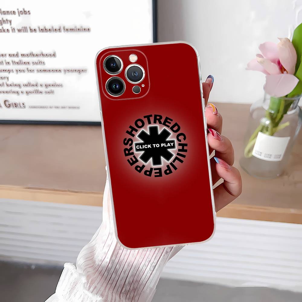 Ред Хот Чили Пепперс Группа Для IPhone 17 16 15 14 13 12 11 Pro Max Plus Mini Чехол Для Прозрачного Чехла