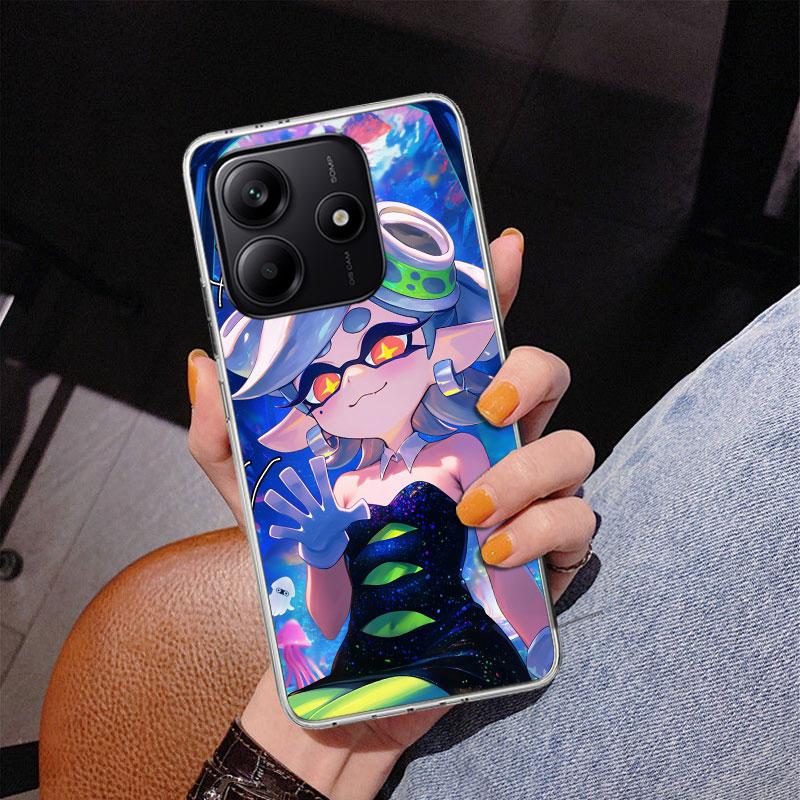 Game S-Splatoons Phone Case For Xiaomi Redmi Note 15 14 13 12S 12 11 Pro Plus 14S 11S 11E 10 10S 11T 5G Personalized Cover Redmi