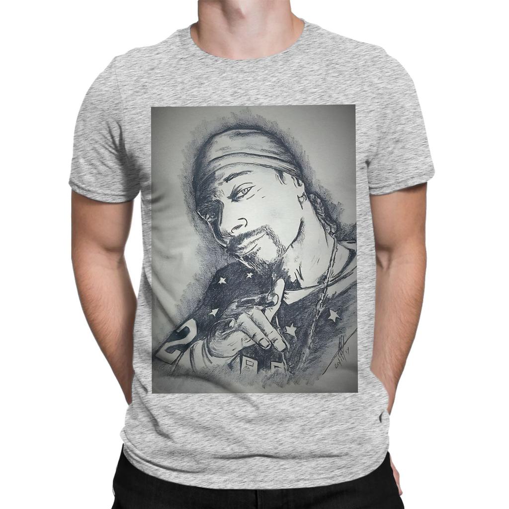 Snoopy Funny 100 Cotton TShirt snoop dogg Tees Tops For Unisex