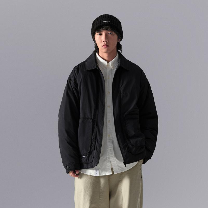 Li Ning Outdoor Series CF Water-Resistant Warm Loose Comfortable Down Jacket Men Jacket Black AYMU217-5