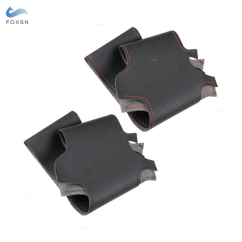 Car Accessories Inner Steering Wheel Cover Leather Trim For Nissan Maxima 2009-2014 Juke 370Z 2011-2017 Sentra SV 2017