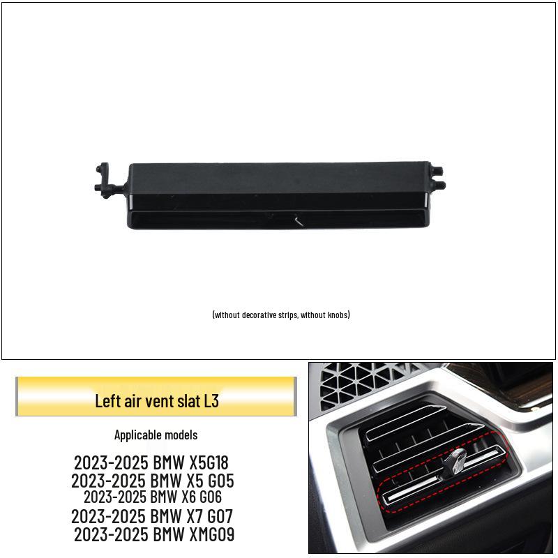 Комплект для ремонта воздуховодов BMW X5/X6/X7: Вал ручки регулировки и рамка панели