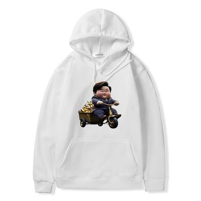 Горячая забавная и смешная внезапно богатая толстовка с капюшоном для мужчин и женщин с мультяшным принтом унисекс уличная одежда в стиле хип-хоп осень-зима модные топы для хип-хопа одежда для мужчин