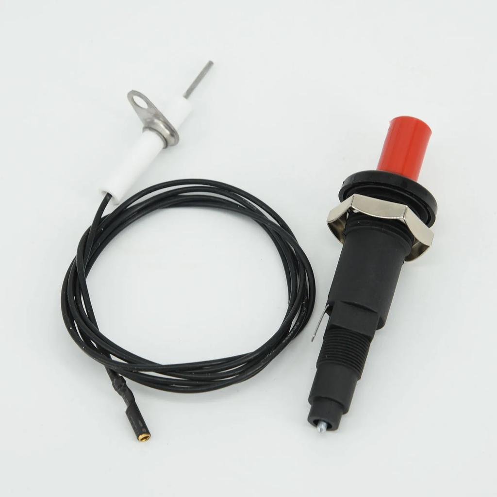 Push Button Piezo Ignitor With Cable Spark Ignition Kits With Cable Push Button Igniter For Gas Grill Cooking Eating BBQ Tools