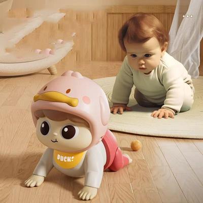 Игрушки для обучения ползанию малышей 1 шт. J Electric Early Education Fun Crawling Doll будет звать маму и папу, чтобы уговорить ребенка игрушки