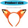 Foxes Costume Headpiece Reusable Fabric Ears Hairband Cartoon Hairpiece For Theater Performances Theme Party Decoration