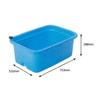 Sanko Plastic King Tub, Квадратный, 78 л, со сливной пробкой, Синий