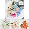 Silk Lily Flowers For Home Decoration Wedding Party Gift Photography Prop Party Supplies
