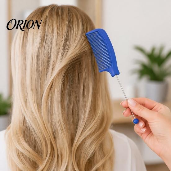 Пластиковая расческа для волос, расческа с бусинами для DIY, с частыми зубьями для укладки, "хвост крысы", аксессуар для домашнего ухода с пустой планкой, для распутывания волос, для мужчин, женщин, стилистов, декоративная