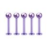 5Pcs Stainless Steel Lip Stud Eyebrow Stud Nose Stud Ear Stud Piercing Jewelry Body Piercing Jewelry