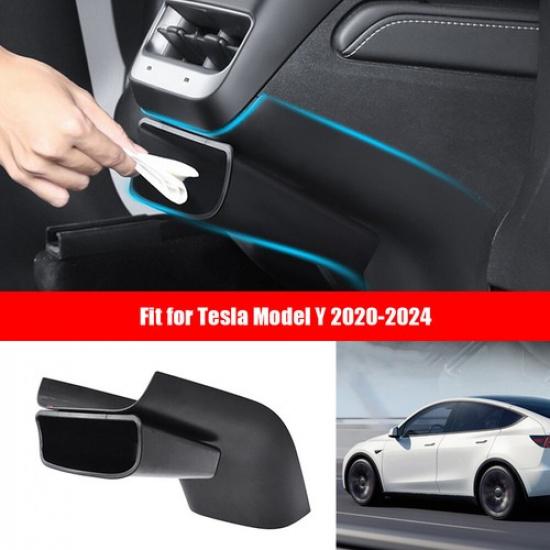 For - 2024 Tesla Model Y Air Vent Back Seat Outlet Organizer Storage Box