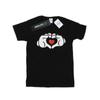 Disney Mens Mickey Mouse Heart Hands T-Shirt