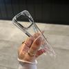 Роскошный прозрачный чехол для телефона для iPhone 17 Pro Max 16 15 14 12 11 13 Pro Max Ударопрочный бампер Кристально чистая силиконовая задняя крышка